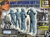1-20 USN Officers Carrier Island Set7-1 3d printed 