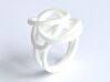 Love is in the Air Ring 3d printed Silver Ring  Air Love white