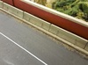 OO Scale Concrete Motorway Barrier 4m long 3d printed Row of concrete barriers