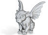 Cute Dog-like Gargoyle Statue 3d printed 