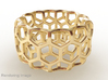Honeycomb Ring US8 3d printed 