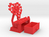 Decorative Mobile Phone Stand with Trinket Box 3d printed 