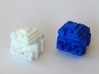 Pacman Cubed, Small 3d printed Two "Pacman Cubed" objects