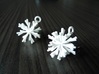 Snowflake Earring Iva 3d printed 