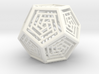 Dodecahedron Lattice 3d printed 