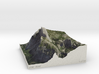 Half Dome, California, USA, 1:25000 3d printed 