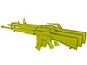 1/24 scale Colt M-16A1 rifles x 3 3d printed 