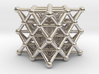 64 Tetrahedron Grid - Isotropic Vector Matrix 3d printed 
