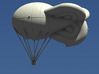 Avorio-Prassone Kite Balloon 3d printed Computer render of 1:144 Avorio-Prassone balloon
