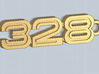 KEYCHAIN LOGO 328 3d printed Keychain 328 logo render