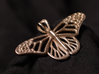 Butterfly Pendant 3d printed Butterfly in Stainless Steel