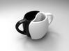 Yin-Yang Espresso Mug 3d printed Yin-Yang Espresso mug couple