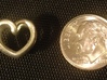 Heart Helix Pendant 3d printed Picture of polished silver version