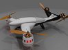 Aerial DRONE Arm Kit DiaLFonZo Vtail Copter 400 3d printed 