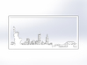 New York Skyline - 4.125 X 8.625 (M) 3d printed 