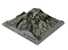 Mount Rainier Summit Map - 5" 3d printed 