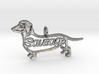 Dachshund Sausage Dog Pendant or keychain 3d printed 