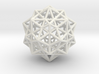 Icosahedron with Star Faced Dodecahedron 3d printed 