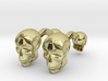 Volumatik Cufflinks Skull 3d printed 