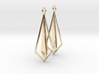 Geometric chic earrings 3d printed 