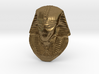 Alien Gray Egyptian Pharaoh Head Pendant 1.5" 38mm 3d printed 