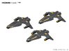HOMEFLEET Frigate Squadron - 3 ships 3d printed Painted frigates.