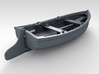 1/72 Scale Allied 10ft Dinghy with Rudder 3d printed 3d render showing product detail