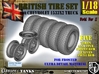 1-18 Chevy LRDG Tire And Rims For FUD 3d printed 