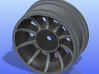 RIM033-01 VCT "Vector" Wheel, 1.9" 3d printed Rendering