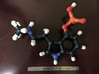 Psilocybin Molecule Model, 3 Size Options 3d printed Psilocybin Molecule Model. Scale 1:20. 3D Printed in Coated Full Color Sandstone.