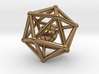 Icosahedron jingle bell pendant 3d printed 