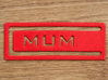 Bookmark Mum 3d printed 