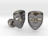 Vendetta Mask Cufflinks 3d printed 