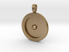 Circumpunct Dot Circle symbolic Jewelry Pendant 3d printed 