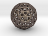 Mystic Icosahedron, Enclosing Small Solid Sphere 3d printed 