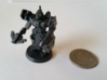 "Fenrix-7" Robot Knight Commander 28mm 3d printed US Quarter for scale