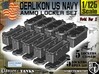 1-125 Oerlikon USN X10 Ammo Locker  3d printed 