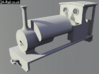 SK03 - "Mongrel" OO9 Steam Locomotive 3d printed Test Render