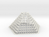 Pentagonal Pyramid Staggered Desktop Decor Lamp 3d printed 