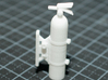 Fire Extinguisher 1/10th with simulated mount 3d printed 