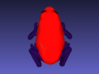 Strawberry Poison Dart Frog 3d printed 