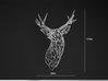 Original XL 3D Printed Stag Deer Polygon Trophy He 3d printed 