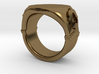 Seal Ring Trefoil - embossed 3d printed 