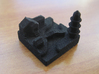 Base Catan Black Piece Set 3d printed Town token