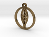 Teak Leaf Charm 3d printed Teak Leaf Charm