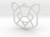 Geometric Panda Pendant 3d printed 