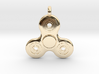 Fidget Spinner Pendant/Keychain 3d printed 