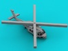 1/2000　Aircraft set for Nimitz class 3d printed MH-60S Knighthawk. Computer software render.The actual model is not full color.