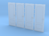 Doors 01. O Scale (1:48) 3d printed 