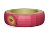 bright heart Bracelet  3d printed 